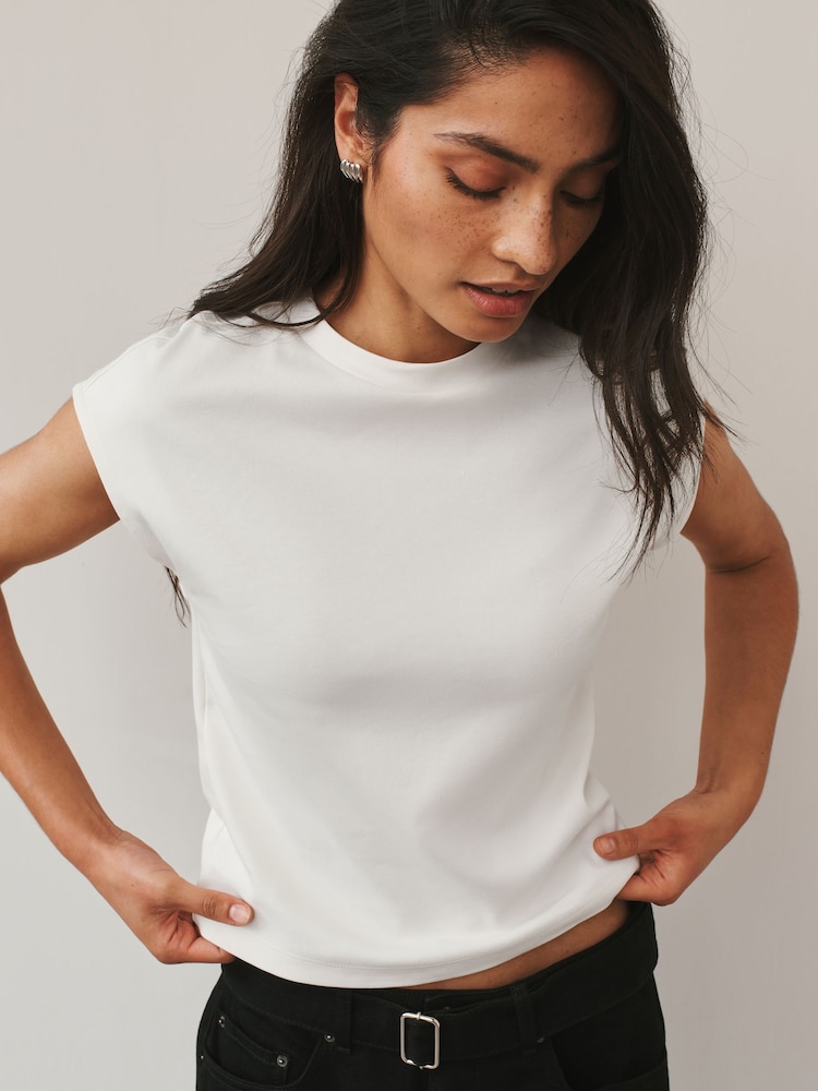 متعدد الألوان - حزمة من 5 تيشرتات بياقة بحافة مستديرة وأكمام فوق الكتف - صورة 11 من 11