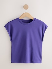 متعدد الألوان - حزمة من 5 تيشرتات بياقة بحافة مستديرة وأكمام فوق الكتف - صورة 4 من 11