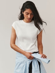 متعدد الألوان - حزمة من 5 تيشرتات بياقة بحافة مستديرة وأكمام فوق الكتف - صورة 8 من 11