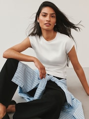 متعدد الألوان - حزمة من 5 تيشرتات بياقة بحافة مستديرة وأكمام فوق الكتف - صورة 9 من 11