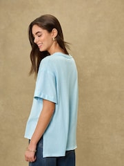 Blue Look Short Sleeve V-Neck T-Shirt - Image 4 of 9