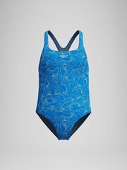 Speedo Blue Speedo Hyperboom Medalist Swimsuit - Image 1 of 4