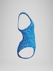 Speedo Blue Speedo Hyperboom Medalist Swimsuit - Image 3 of 4