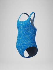 Speedo Blue Speedo Hyperboom Medalist Swimsuit - Image 4 of 4