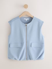 Light Blue Slinky Bubblehem Gilet - Image 6 of 8