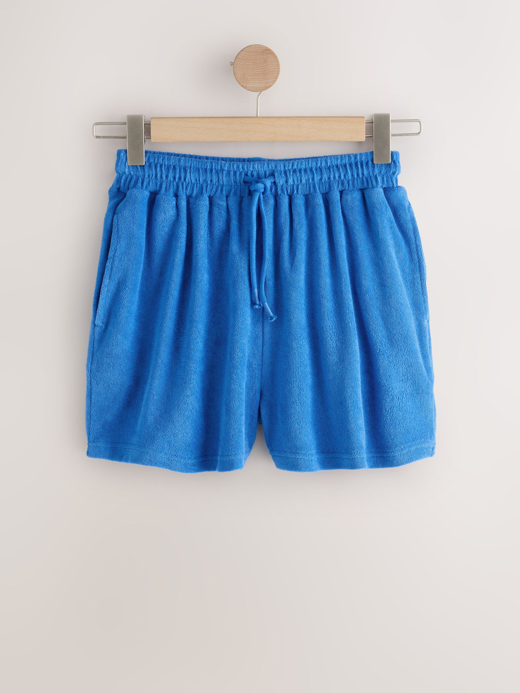 Buy Cobalt Blue Toweling Shorts from Next USA