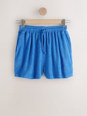 أزرق كوبالت - شورت من قماش تيري - صورة 5 من 7