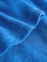 أزرق كوبالت - شورت من قماش تيري - صورة 6 من 7