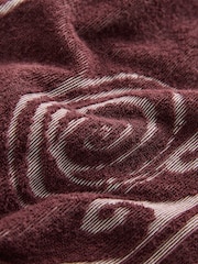 Chocolate Brown Greek Print Towelling Bandeau Top - Image 3 of 3