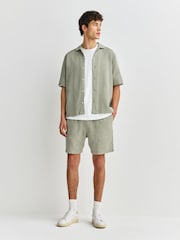 أخضر - قميص بكم قصير مزركش - Image 4 of 7