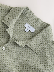 أخضر - قميص بكم قصير مزركش - Image 6 of 7