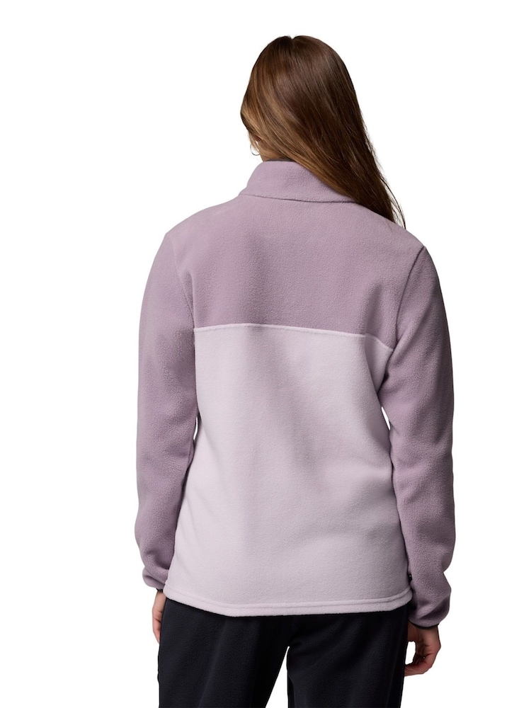 Columbia Purple Benton Springs 1/2 Snap Pull Over Fleece II - Image 2 of 3