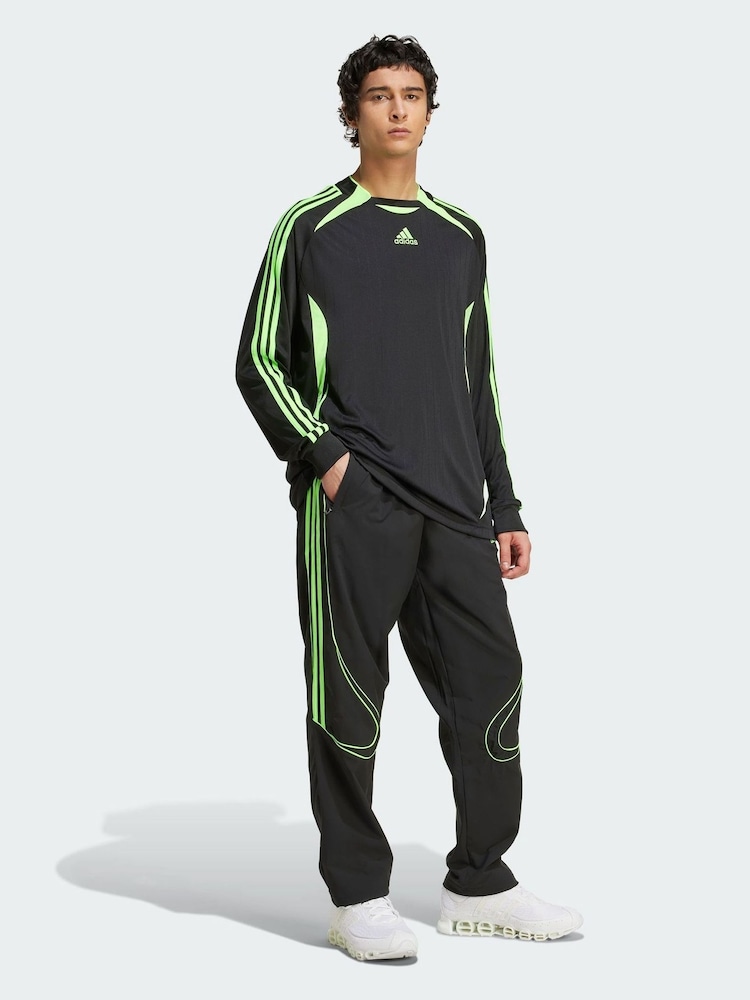 adidas Originals Black Teamgeist Adicolor Long Sleeve T-Shirt - Image 1 of 5