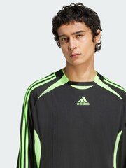 adidas Originals Black Teamgeist Adicolor Long Sleeve T-Shirt - Image 3 of 5