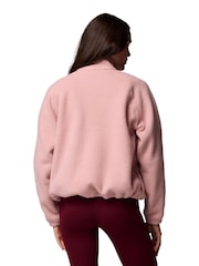 Columbia Red Jasper Ridge Pebbled Fleece Half Snap - Image 2 of 3