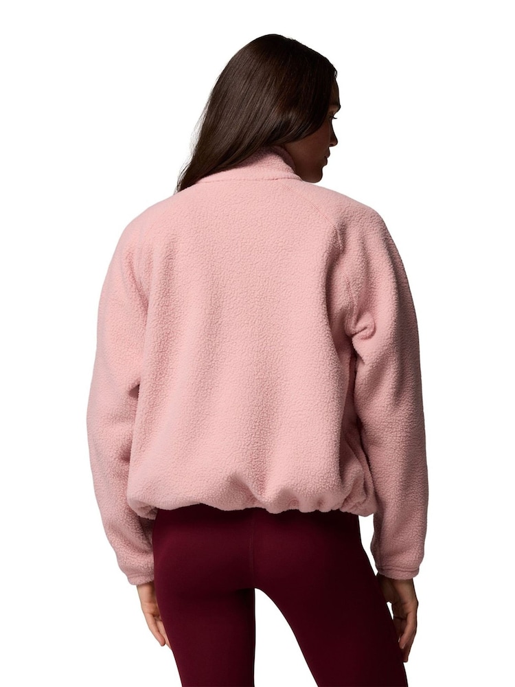 Columbia Red Jasper Ridge Pebbled Fleece Half Snap - Image 2 of 3