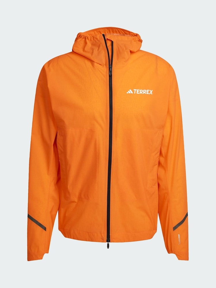 adidas Terrex Orange Xperior 2.5 Layer Light Climaproof Jacket - Image 5 of 5