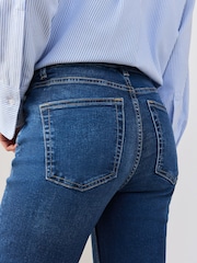 Dunkle Waschung - Slim-Cropped-Jeans - Bild 6 von 9