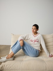 Mittelblau - Slim-Cropped-Jeans - Bild 2 von 9