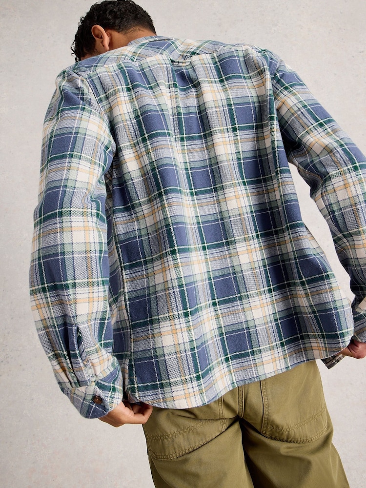 White Stuff Blue Darwen Check Shirt - Image 2 of 6