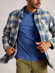 White Stuff Blue Darwen Check Shirt - Image 3 of 6
