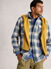 White Stuff Blue Darwen Check Shirt - Image 4 of 6