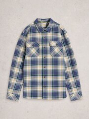 White Stuff Blue Darwen Check Shirt - Image 5 of 6