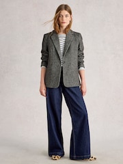 White Stuff Grey Evelyn Tweedy Blazer - Image 1 of 6
