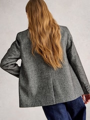 White Stuff Grey Evelyn Tweedy Blazer - Image 2 of 6