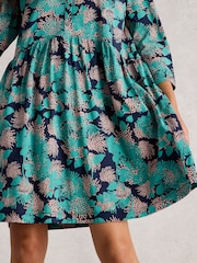 White Stuff Blue Everly Jersey Dress - Image 4 of 6