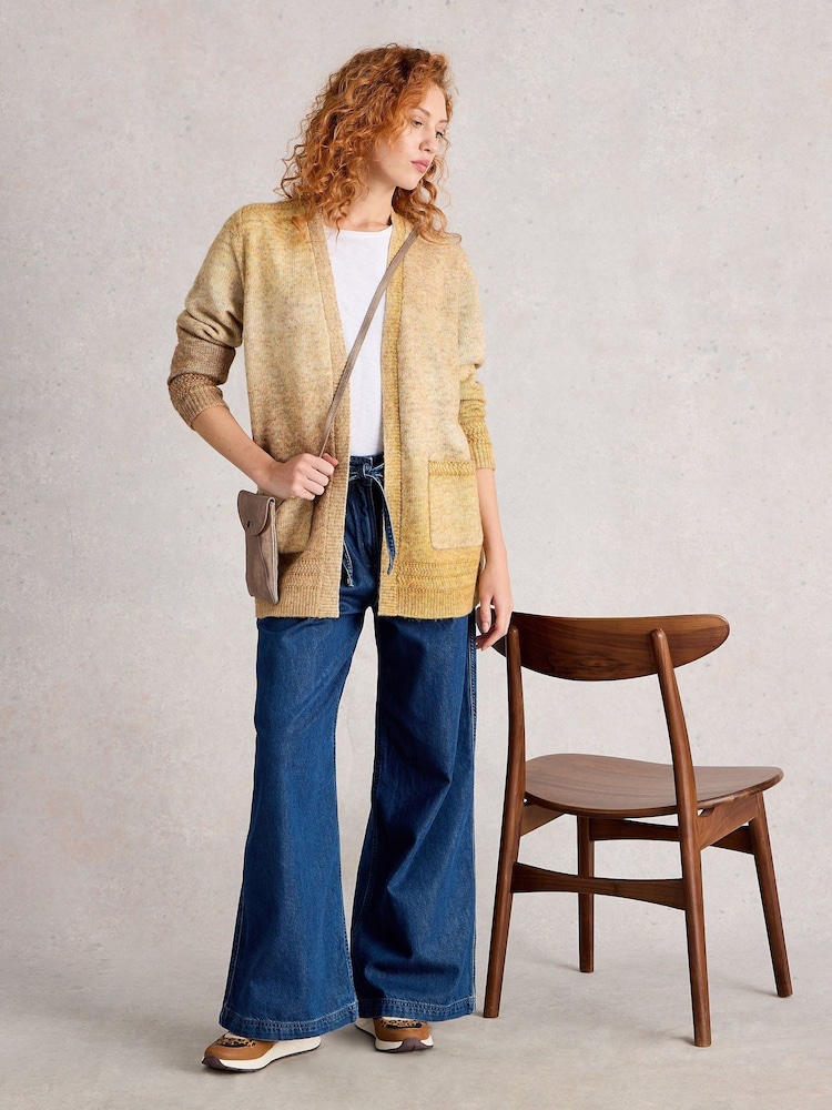 White Stuff Yellow Lilbet Cardigan - Image 1 of 6 White Stuff Yellow Lilbet Cardigan - Image 1 of 6