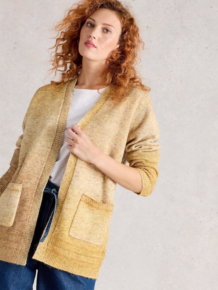 White Stuff Yellow Lilbet Cardigan - Image 2 of 6 White Stuff Yellow Lilbet Cardigan - Image 2 of 6