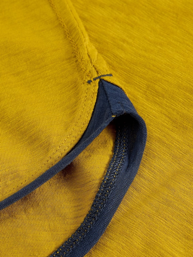 White Stuff Yellow Clara Long Sleeve T-Shirt - Image 2 of 2