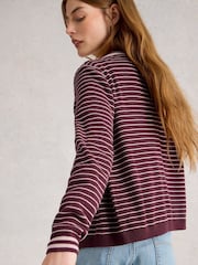 White Stuff Charlotte Stripe Cardigan - Imagem 3 de 6