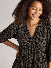 White Stuff Black Lucy Cord Dress - Image 3 of 6