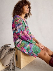 White Stuff Pink Cerys Cocoon Dress - Image 3 of 6