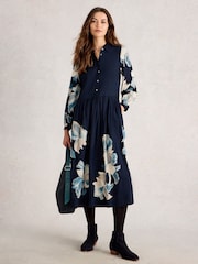 White Stuff Blue Claire Shirt Dress - Image 1 of 6