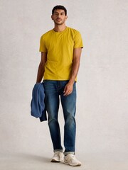 White Stuff Yellow Abersoch Short Sleeve T-Shirt - Image 2 of 6