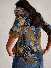 White Stuff Yellow Annie Jersey Shirt - Image 2 of 6