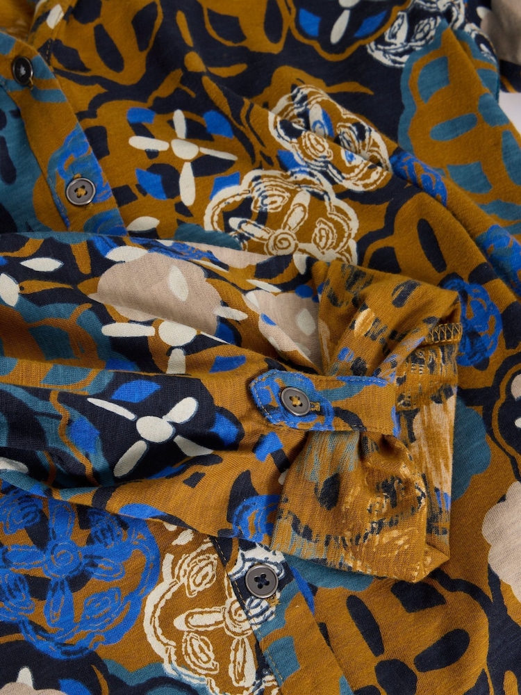 White Stuff Yellow Annie Jersey Shirt - Image 6 of 6