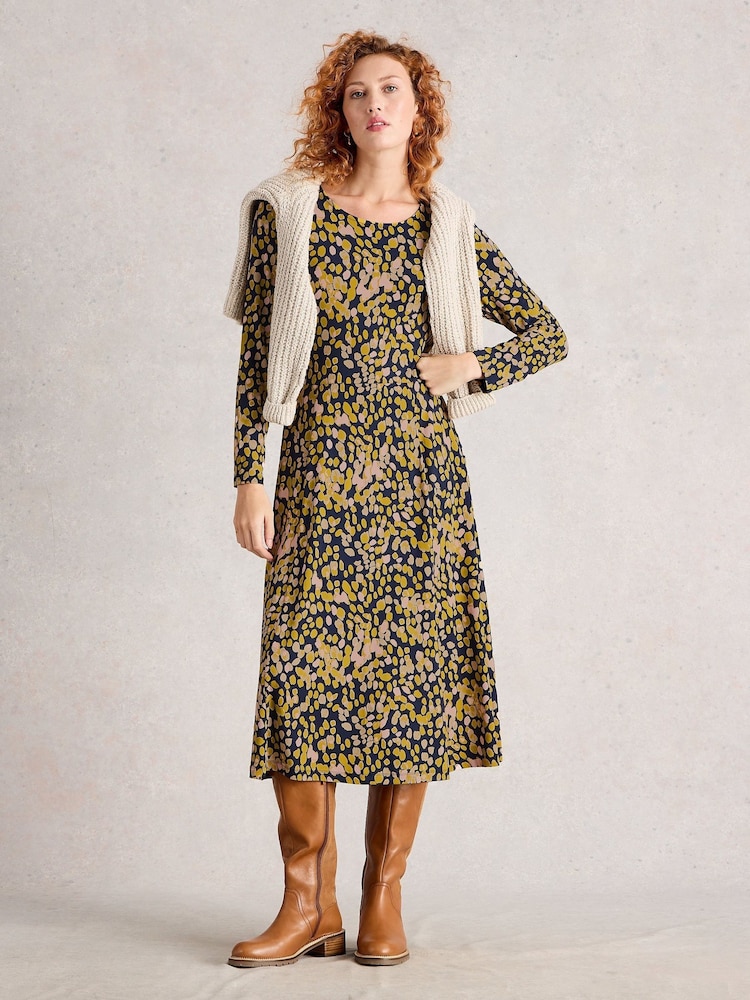 White Stuff Yellow Madeline Jersey Dress - Image 1 of 6 White Stuff Yellow Madeline Jersey Dress - Image 1 of 6