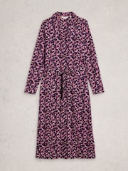 White Stuff Pink Annie Jersey Shirt Dress - Image 5 of 6