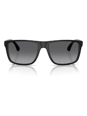 Emporio Armani Square Black Sunglasses - Image 1 of 5