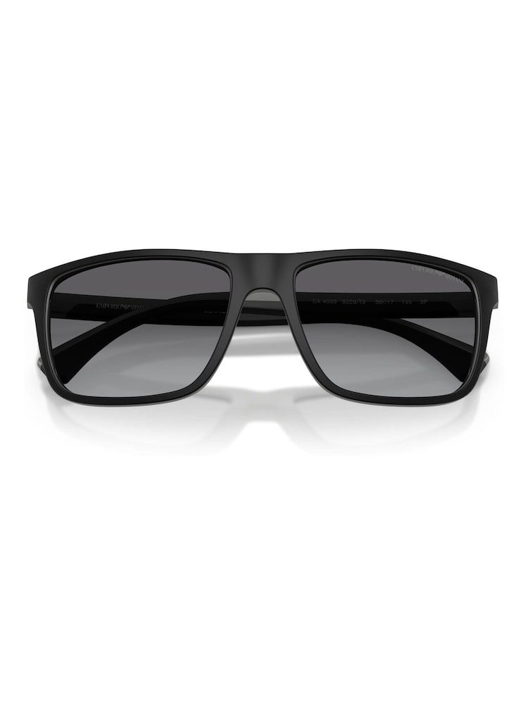Emporio Armani Square Black Sunglasses - Image 5 of 5 Emporio Armani Square Black Sunglasses - Image 5 of 5