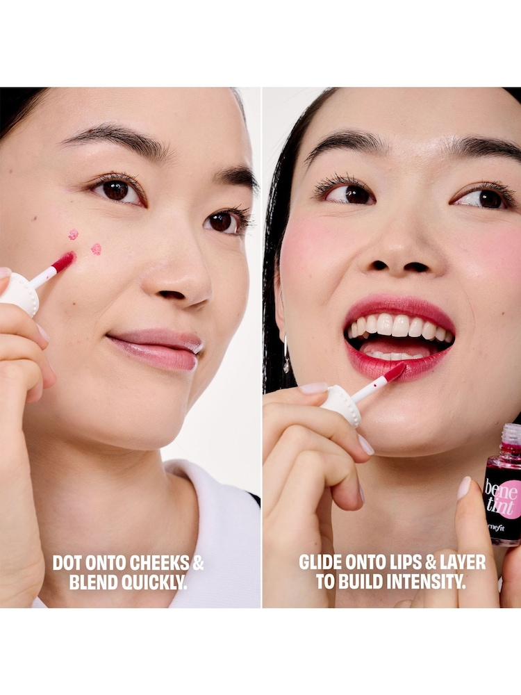 Benefit Rollin with Benetint Cheek & Lip Tint and Limited Edition Lip Oil Duo with Beauty Bag Gift Set - Image 6 of 6 Benefit Rollin with Benetint Cheek & Lip Tint and Limited Edition Lip Oil Duo with Beauty Bag Gift Set - Image 6 of 6
