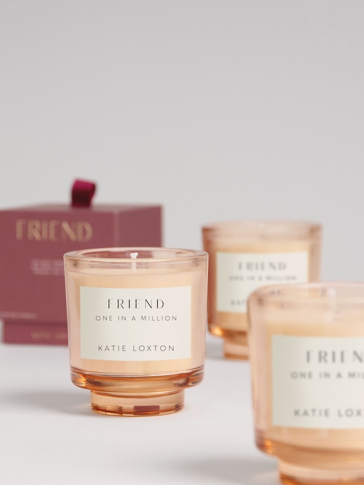 Katie Loxton Peach Rose and Sweet Mandarin Friend Candle - Image 4 of 4