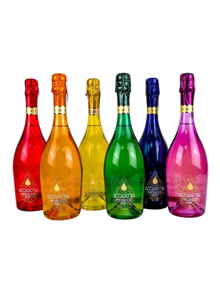 Spicers of Hythe Bottega Rainbow Prosecco 6 x 75cl Alcohol Gift - Image 1 of 1 Spicers of Hythe Bottega Rainbow Prosecco 6 x 75cl Alcohol Gift - Image 1 of 1