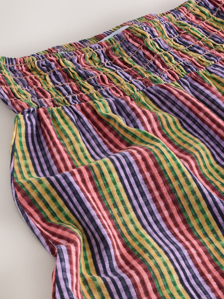 Violet Carouri Gingham - Fustă maxi încrețită - Imaginea 3 din 3