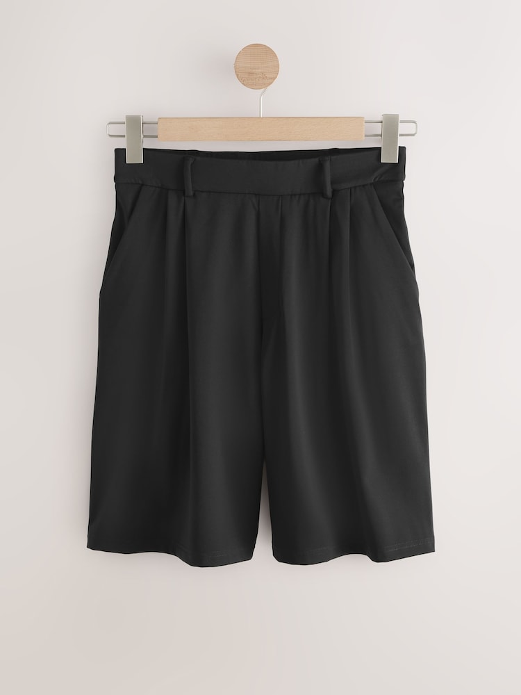 Black N. Premium Long Line Jersey Shorts - Image 1 of 3