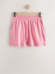 Red Gingham Lightweight Shorts - Image 6 of 8